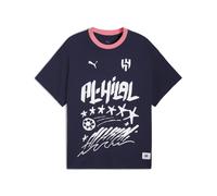 T-shirt da basket PUMA HOOPS x AL HILAL SFC da uomo, Abbigliamento, Blu, S S