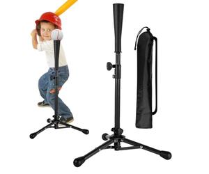 T-shirt da battuta da baseball - 76,5 cm, portatile regolabile in altezza, supporto per treppiede con borsa | L'attrezzatura per l'addestramento alla pratica giovanile utilizza lo sviluppo delle