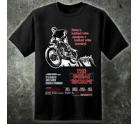 T-Shirt Da Collezione Del Film War 'Das Boot' Con Steve McQueen E Il Grande Fuga