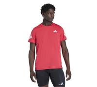 T-shirt da corsa a maniche corte ADI365 Rosso L Tinta unita