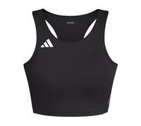 Adidas Adizero Essentials Crop Sports Top Nero L Donna
