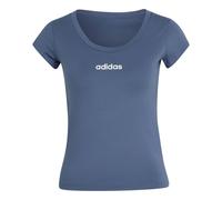 T-shirt da donna adidas Hyperglam Baby Bleu M