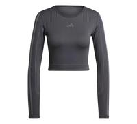 Adidas Knit Long Sleeve T-shirt Grigio S Donna