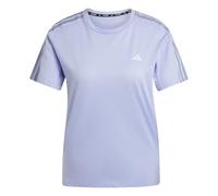 Adidas Own The Run 3 Stripes Short Sleeve T-shirt Viola S Donna