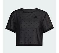 adidas - Women's Primelift Essentials Workout Boxy Mesh - Maglia funzionale S nero/grigio