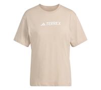 adidas Donna Terrex Classic Logo Shirt, Wonder Taupe, XL
