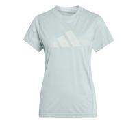 Adidas Train Essentials Big Performance Logo Training Short Sleeve T-shirt Verde M Donna
