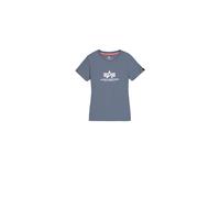 Alpha Industries New Basic Big Logo T-Shirt Magliette Taglia M - Blu