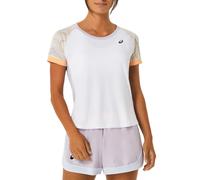 T-shirt Da Donna Asics Court Graphic Pe 2042a258 M Bianco