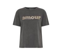 T-shirt da donna b.young Solko Text Gris L