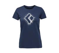 Black Diamond Chalked Up 2.0 Short Sleeve T-shirt Blu M Donna