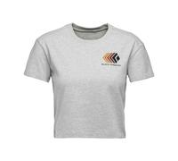 Black Diamond - Women's Faded Crop S/S Tee - T-shirt XL grigio