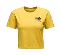 T-shirt da donna Black Diamond Faded Jaune XL