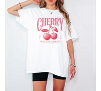 T-shirt da donna Cherry Fruit Sweets Sweet Moment Cutie Fruity We Love Sweets