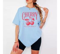 T-shirt da donna Cherry Fruit Sweets Sweet Moment Cutie Fruity We Love Sweets