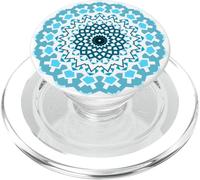 T-shirt da donna con mandala zen audace - Intricate Square Art Tee PopSockets PopGrip per MagSafe