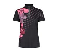 T-shirt da donna con mezza zip CMP Gris M