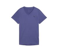 PUMA W TAD Essential Vneck Tee, Magliette Unisex - Adulto, Blue Crystal, XS