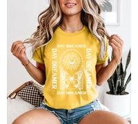 T-shirt da donna Day Dreamer Butterfly Celestial hobby sogni ad occhi aperti