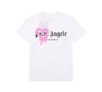 T-shirt da donna Dru Unisex Primavera/Casual Maglietta oversize con stampa a cuore spray, amichevole per coppie, traspirante, top estivo da donna a maniche corte, Colore: rosa., S