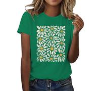 T-shirt da donna estiva, girocollo, a maniche corte, elasticizzata, morbida, basic, da donna, tinta unita, casual, leggera, casual, per tutti i giochi, alla moda, temperamento, sport, tunica, nera