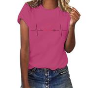 T-shirt da donna estiva, girocollo, a maniche corte, elasticizzata, morbida, basic, da donna, tinta unita, casual, leggera, casual, per tutti i giochi, alla moda, temperamento, sport, tunica, nera