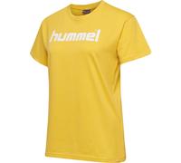 T-shirt da donna Hummel Cotton Logo Jaune XS