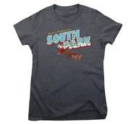 T-Shirt Da Donna Licenziata South Park - Saluti Di Stagione Da South Park
