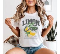T-shirt da donna Limon Cello Lemon Italian Drink When Life Gives You Lemony
