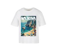 Miss Tee Mst119-vita Mediterranea Tee T-Shirt, Bianco, XL Donna