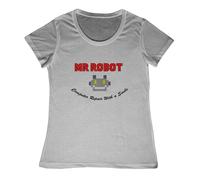 T-Shirt Da Donna Mr Robot Eliot Hacker TV Servizi Informatici Con Un Sorriso