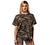 T-shirt da donna Nebbia Power Marron M