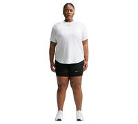Nike One Relaxed Dri-Fit FN2816-101 - Maglietta a Maniche Corte da Donna, Taglie Forti, Bianco/Nero, 3X