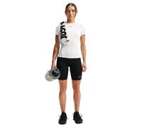 Maglietta Donna Nike One Fitted Short Sleeve - white/black - Bianco (M)