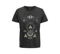 T-shirt da donna Only Lucy Life Noir L