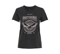 T-shirt da donna Only Lucy Life Noir XL