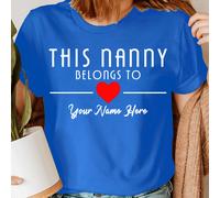 T-shirt da donna personalizzate con questa tata appartiene ad aggiungere...