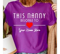 T-shirt da donna personalizzate con questa tata appartiene ad aggiungere...