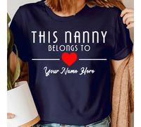 T-shirt da donna personalizzate con questa tata appartiene ad aggiungere...