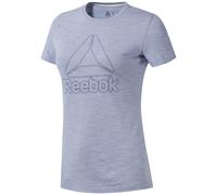 T-shirt da donna Reebok Logo Training Essentials Bleu S