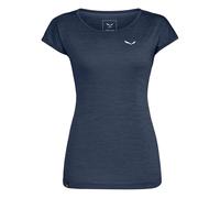 Maglietta da donna salewa puez melange dry navy blue