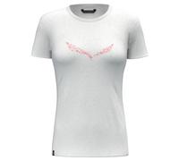 T-shirt da donna Salewa Solid Dry Blanc XL
