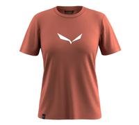 Salewa T-shirt trekking Solid Dri-Release manica corta Dark Red/White Donna 46