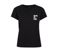 T-shirt da donna taglia taglie comode Mister Tee Waiting For Friday Box Noir 5XL