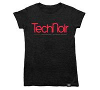 T-Shirt Da Donna TECH NOIR Da Discoteca - Film TERMINATOR SCHWARZENEGGER Ladies
