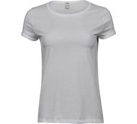 T-shirt da donna Tee Jays con maniche arrotolate PC3436 (2XL) (Bianco)