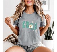 T-shirt da donna Yes Girl You Can Daisy Empowerment affermazione positiva -a