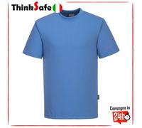 T-Shirt Da Lavoro Blu Antistatica Esd