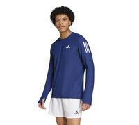 T-shirt da running maniche lunghe, logo Blu XXL Tinta unita
