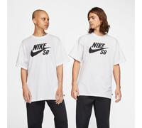 T-shirt da skateboard con logo Nike SB - Bianco L